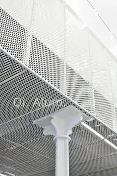 Diamond Aluminum Sheet Expanded Metal Wire Mesh Ceiling Galvanized Expandable Wire Mesh view 6