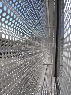 Hot selling fireproof perforated sheet metal aluminum decor facade panels for building view 7