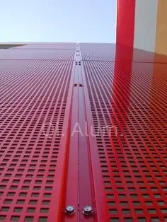 Hot selling fireproof perforated sheet metal aluminum decor facade panels for building view 2