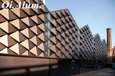 Building Curtain Wall Aluminum Systems 3D Exterior Cladding Aluminium Curtain Wall