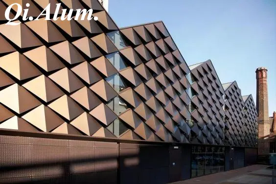 Building Curtain Wall Aluminum Systems 3D Exterior Cladding Aluminium Curtain Wall &mdash; Foshan Qi Aluminum Decorative Materials Co., Ltd