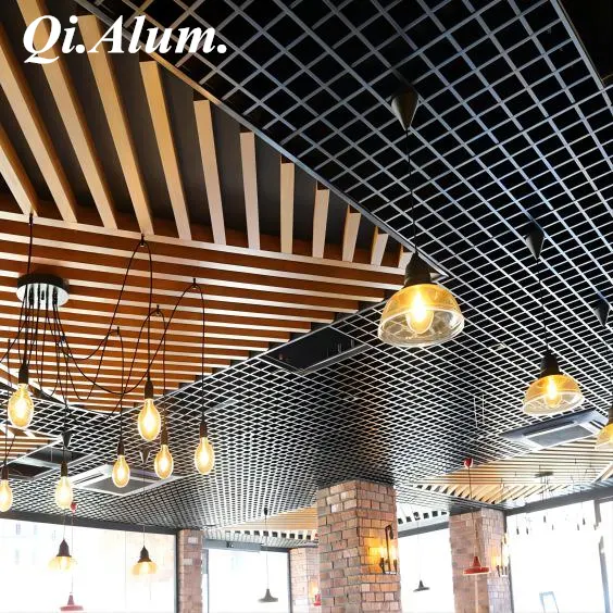Interior Aluminum Ceiling Tile Design for 3D Coffered Ceiling Tiles — Foshan Qi Aluminum Decorative Materials Co., Ltd