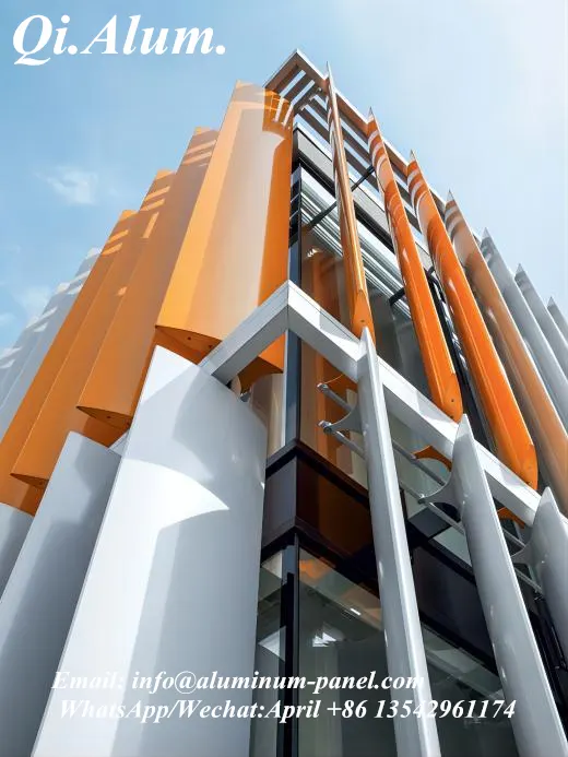 Exterior Aluminium Louvers Decorative Wallboards Louver — Foshan Qi Aluminum Decorative Materials Co., Ltd