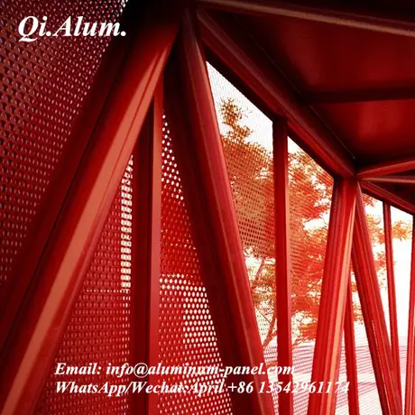 Aluminium perforated panel and Modern Wall Panels Aluminum Art Screen