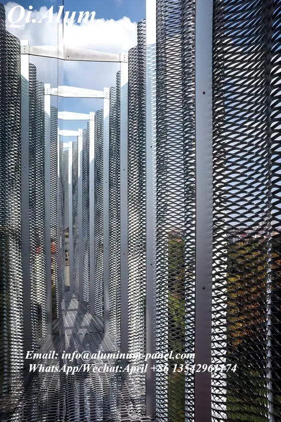 Infinite possibilities of aluminum expanded metal mesh — Foshan Qi Aluminum Decorative Materials Co., Ltd