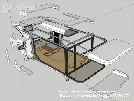 Hotel model portable space capsule air space house capsule