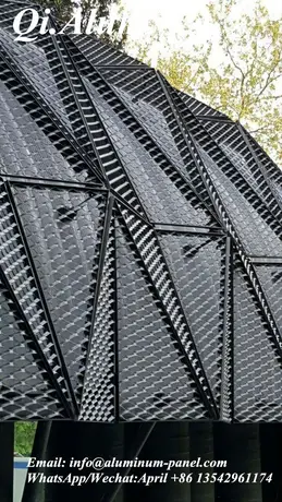 Aluminum Expanded Mesh for outdoor and Indoor Decorative surface