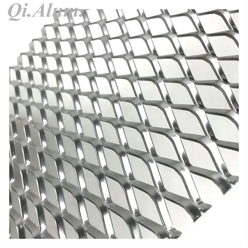 Aluminum Mesh Protected Mesh Expanded Metal Mesh &mdash; Foshan Qi Aluminum Decorative Materials Co., Ltd