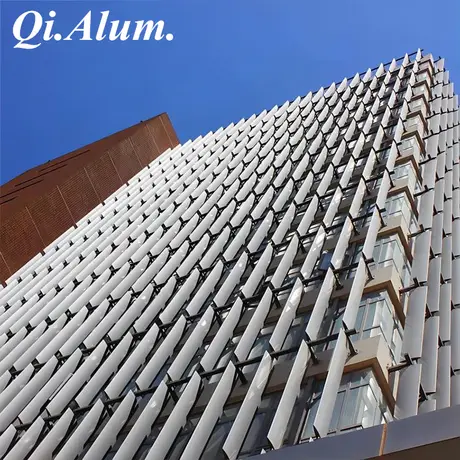 Architectural External Louver Ventilation Industrial Adjustable Metal Louvers for Buildings