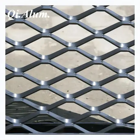 Aluminum Diamond Shape Stretched Expanded Metal Mesh