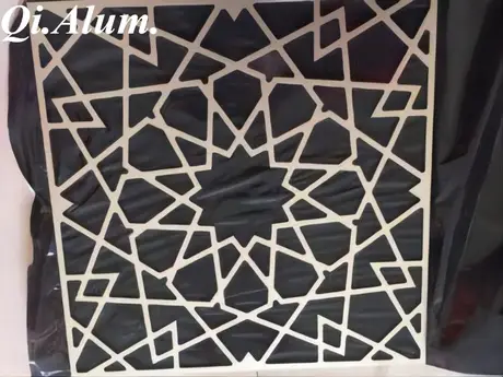 Decorative Facades Laser Cut Panel Wall Aluminium Perforated Facade Panel