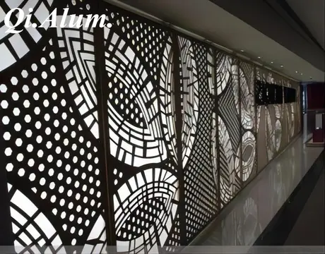 Aluminum Laser Cut Metal Panel For Balconies For partition on Balcony
