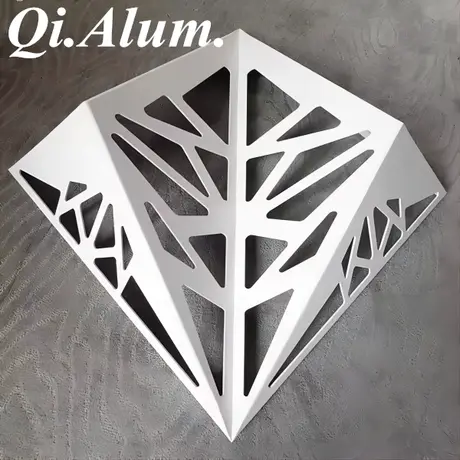 Building Exterior Wall 3D Laser Cutting Aluminum Plate