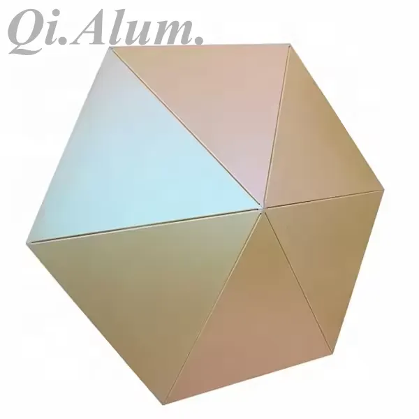 Aluminum Wall Cladding Panel Projects 3D Aluminum Building Materials — Foshan Qi Aluminum Decorative Materials Co., Ltd