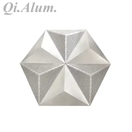 3D exterior wall cladding aluminium wall panels metal panel