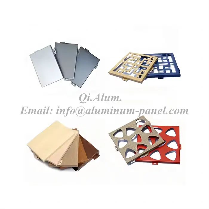 Exterior Aluminum Building Materials Facade Panel Wall Panel Projects — Foshan Qi Aluminum Decorative Materials Co., Ltd