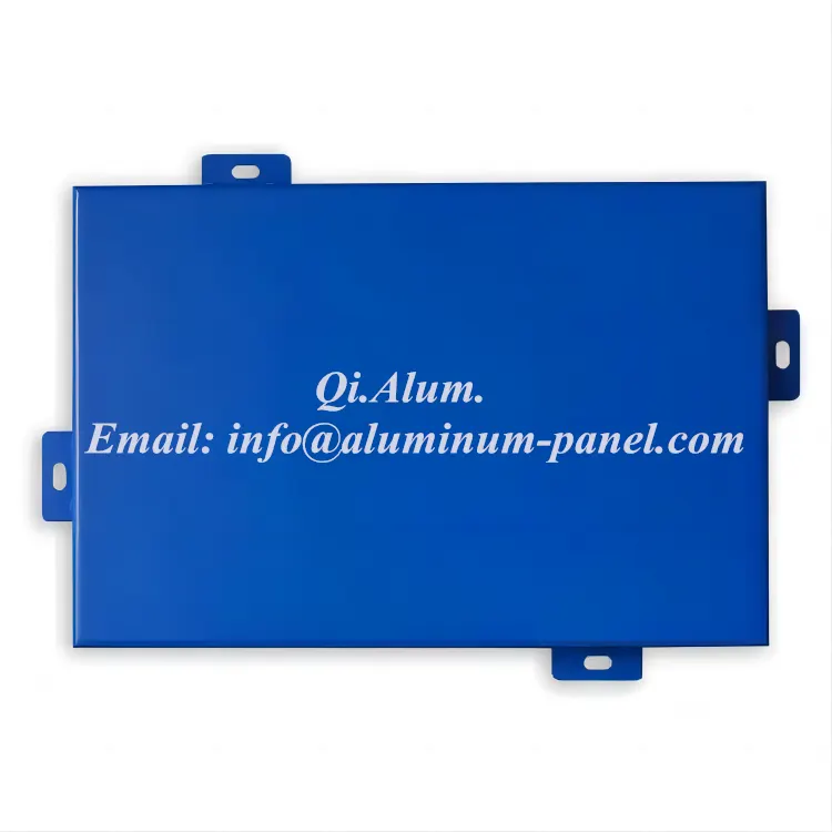 Curtain Wall Building Material Aluminum Veneer Facade Cladding Panels — Foshan Qi Aluminum Decorative Materials Co., Ltd