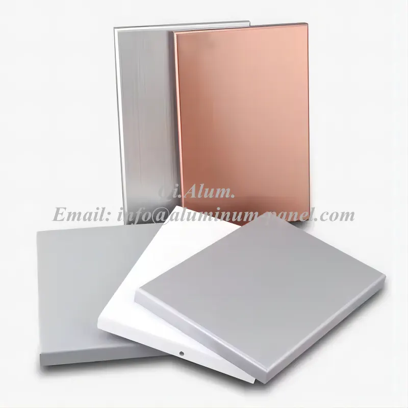 Aluminum Facade Panel Exterior Building Materials Modern Facade Materials — Foshan Qi Aluminum Decorative Materials Co., Ltd