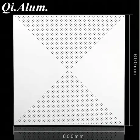 Sound Absorbing Aluminum Suspended Ceiling Tiles Decorative Aluminum Ceiling