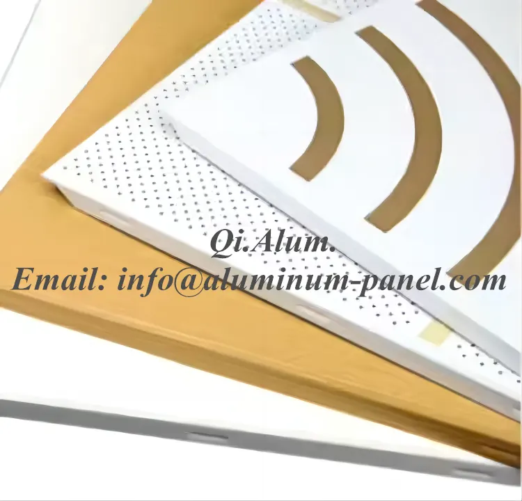 Aluminum Metal Exterior Outdoor Shaped Decorated Suspended False Ceiling — Foshan Qi Aluminum Decorative Materials Co., Ltd