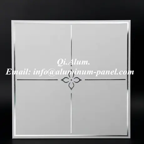 Aluminum Baffle Wood Finish Ceilings System Metal Decorative Suspended Ceiling