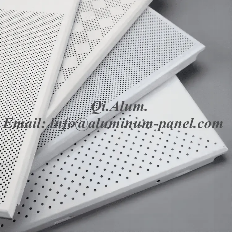Aluminum Metal Building Material 2X2 Drop Ceiling Tiles &mdash; Foshan Qi Aluminum Decorative Materials Co., Ltd