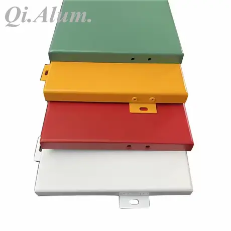 3mm 4mm 5mm Cladding exterior wall fireproof aluminum solid panels