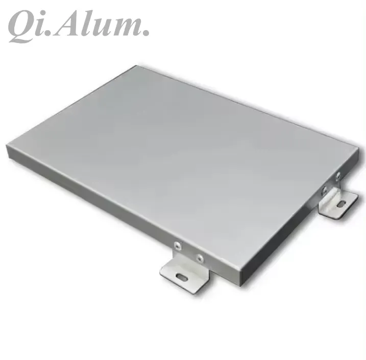 Exterior Wall Cladding Building modern Aluminum solid Panel — Foshan Qi Aluminum Decorative Materials Co., Ltd
