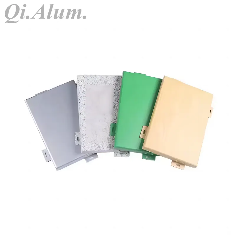 Outdoor building Facade cladding Decorative aluminum structures — Foshan Qi Aluminum Decorative Materials Co., Ltd