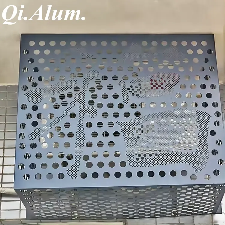 Outdoor Round Aluminum External Weather Air Vent Cover — Foshan Qi Aluminum Decorative Materials Co., Ltd