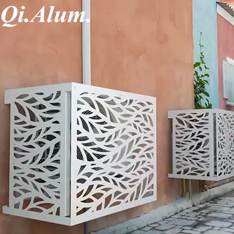 Customized Exterior Aluminum Air Conditioner Cover Aluminum AC Cover
