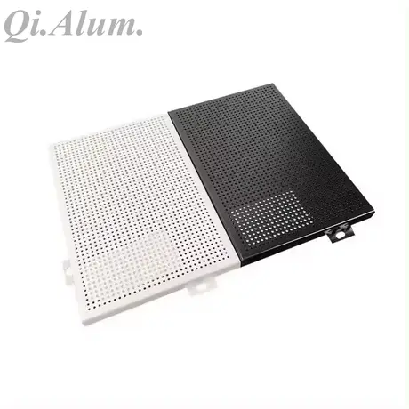 Lightweight Perforated Aluminum Curved Panel for Commercial Building