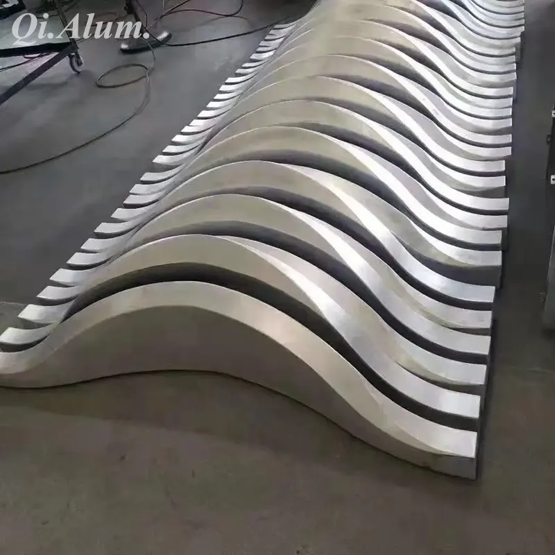 What’s double-curved aluminum plates’ process? — Foshan Qi Aluminum Decorative Materials Co., Ltd