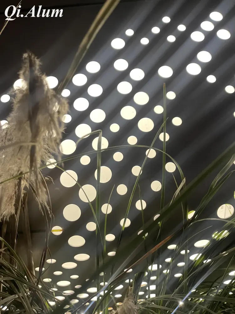 Illuminate Your Vision with LED-Integrated Perforated Aluminum Panels — Foshan Qi Aluminum Decorative Materials Co., Ltd