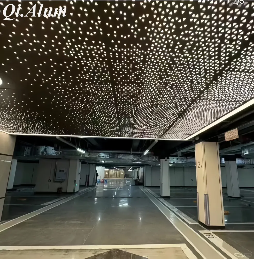 Aluminum Perforated Light Belt — Foshan Qi Aluminum Decorative Materials Co., Ltd