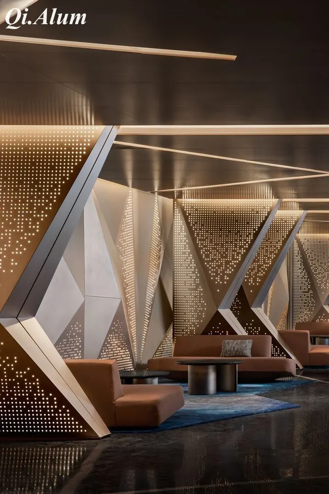 Aluminum Perforated Panel with Integrated Lighting: A Fusion of Aesthetics and Functionality — Foshan Qi Aluminum Decorative Materials Co., Ltd