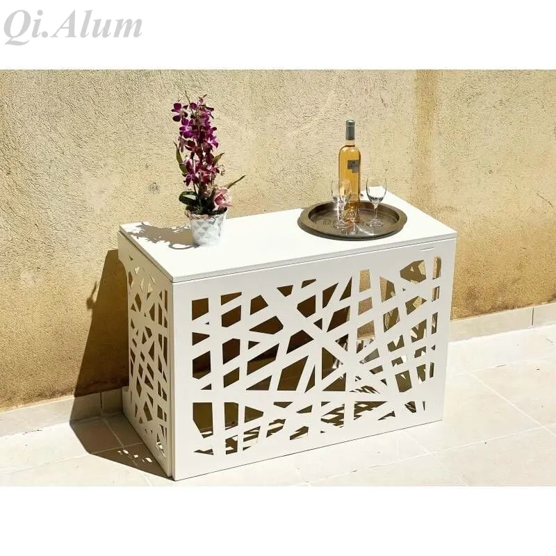 Aluminum AC Covers Merge Protection and Design — Foshan Qi Aluminum Decorative Materials Co., Ltd