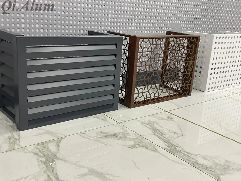 Aluminum air conditioner covers for durable and stylish protection — Foshan Qi Aluminum Decorative Materials Co., Ltd