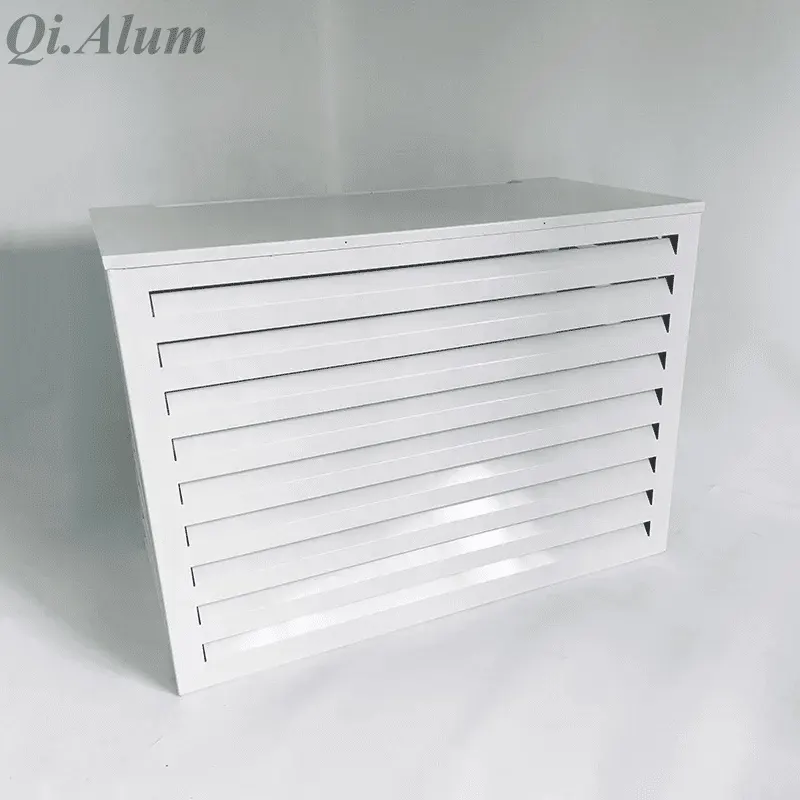 Aluminum air conditioner covers durable protection with modern design — Foshan Qi Aluminum Decorative Materials Co., Ltd