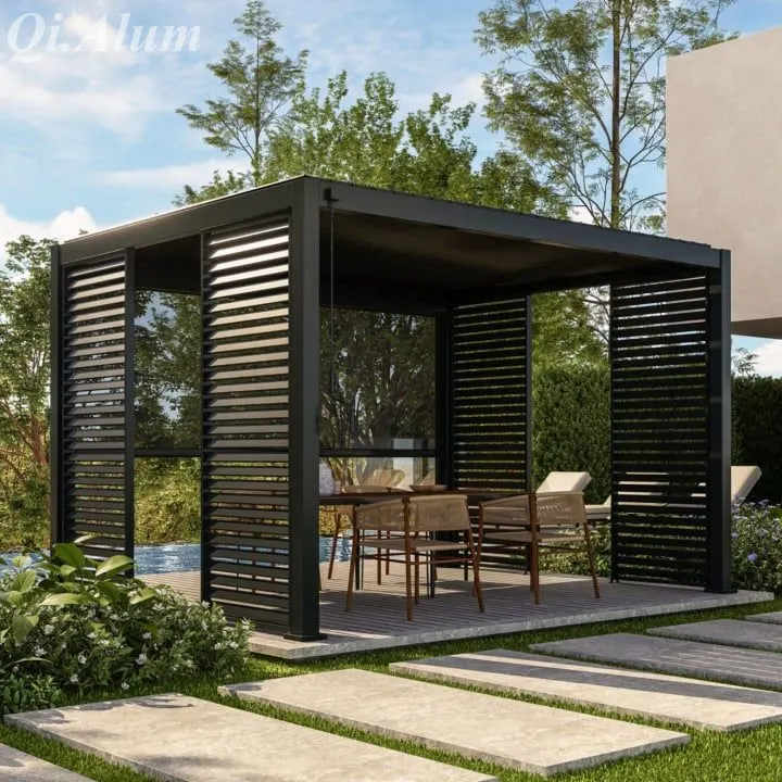 Transform Your Patio with a Modern Aluminum Roof Pergola — Foshan Qi Aluminum Decorative Materials Co., Ltd