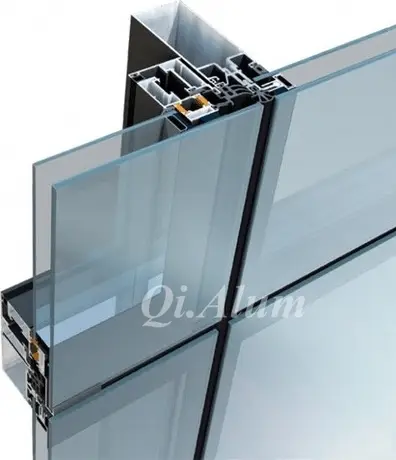 Invisible Frame Glass Curtain Wall