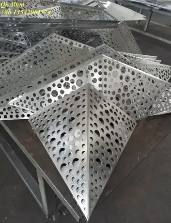 3D Perforated Aluminum Panels for Modern Architecture