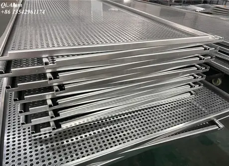 Custom Perforated Panels for Facade Screen and Ceiling Design