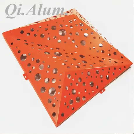 Advertising Aluminium Panel Perforated Facade Board 3D Panels for Walls