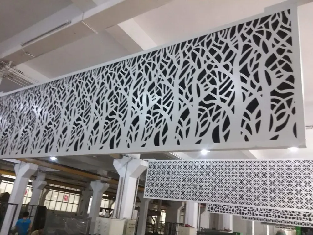 AA1100 Material Aluminum Perforated Wall Cladding Sheets — Foshan Qi Aluminum Decorative Materials Co., Ltd
