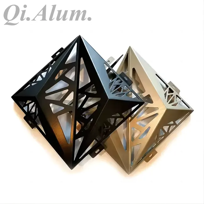 3D Aluminum Panel Wind Pressure Resistance for High Rise Facades — Foshan Qi Aluminum Decorative Materials Co., Ltd