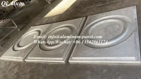 Aluminum double curved panel、aluminum perforated double curved panel
