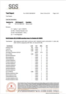Qi Aluminum certificate