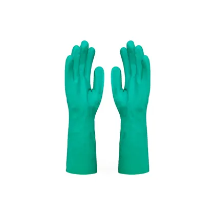 Dipped-Lined Latex Gloves view 2
