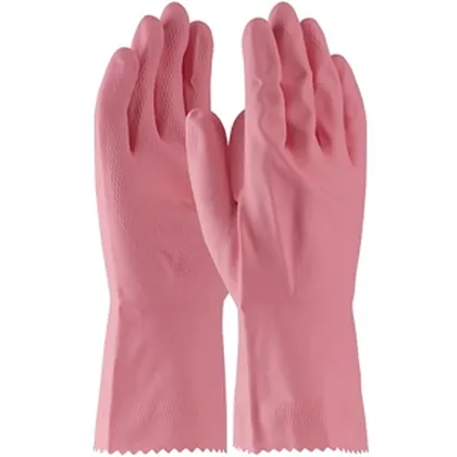 Flocklined Latex Gloves
